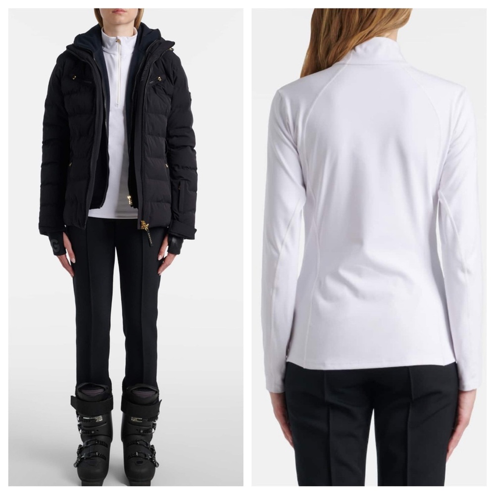 Bogner Fire + Ice Half Zip White Logo Pullover